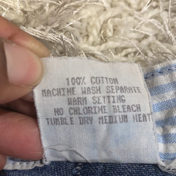 Vintage Cherokee pleated denim shorts size 10 - Picture 6 of 8